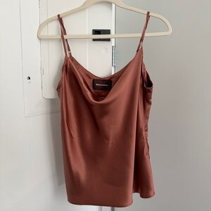 Reformation 100% Silk Sammi Top